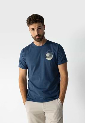 T-shirt-van-gemêleerde-jerseystof