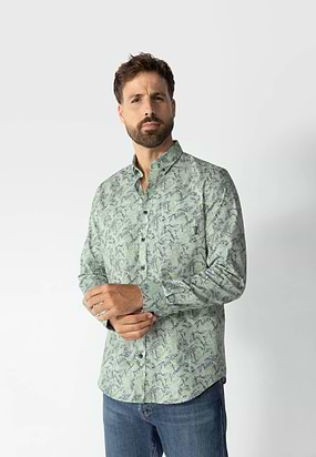 Button-down-overhemd-van-poplinstof