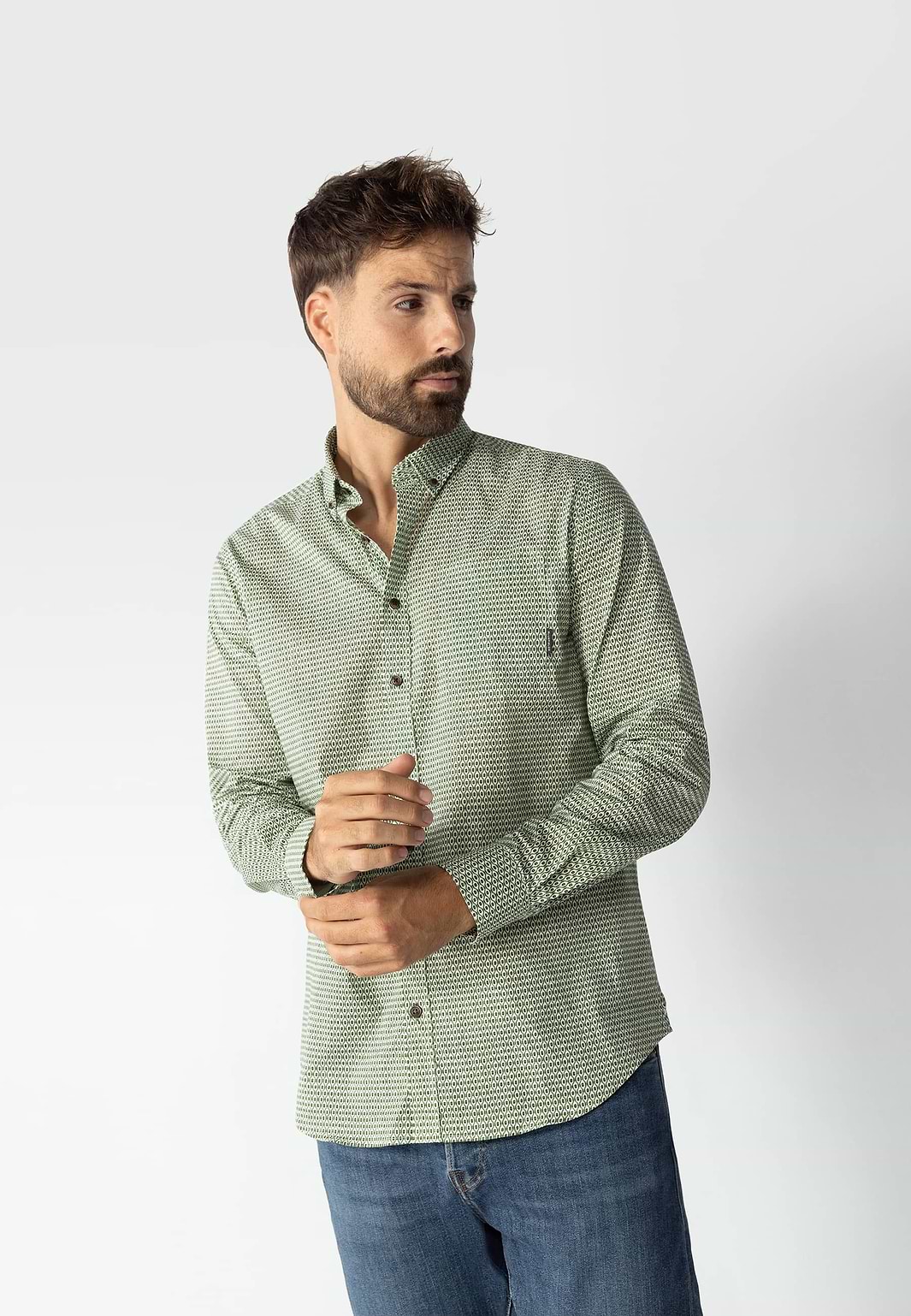 Poplin-overhemd-met-borstzak