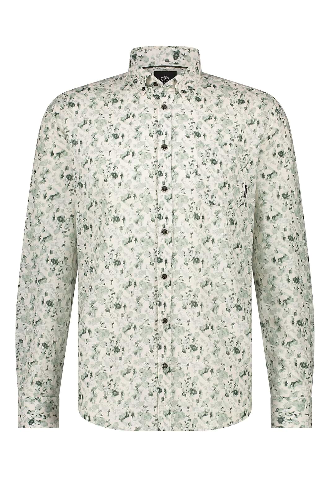 Button-down-overhemd-van-een-linnen-mix