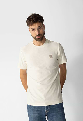 T-shirt-van-zware-jerseystof-met-slubs