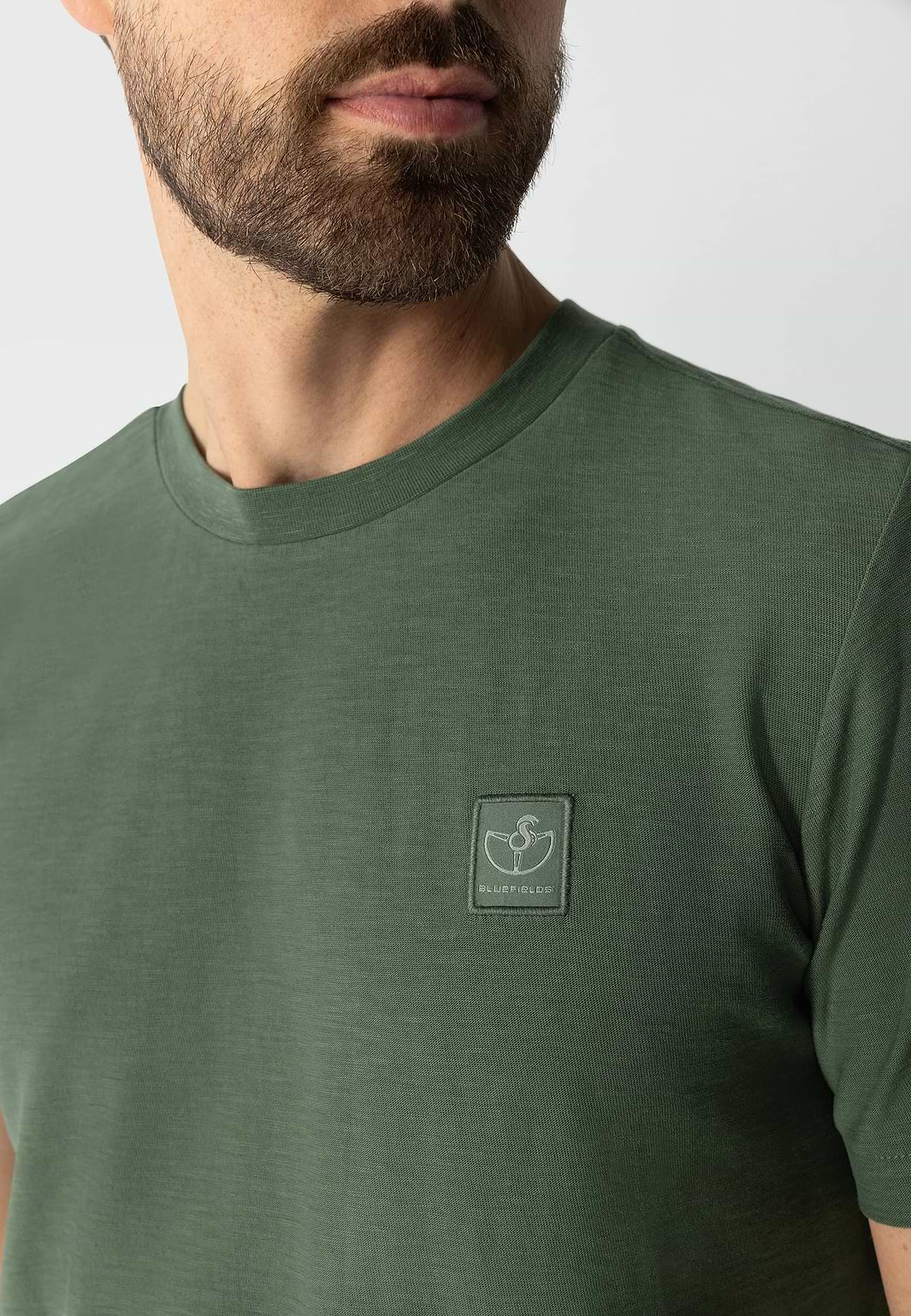 T-shirt-van-zware-jerseystof-met-slubs