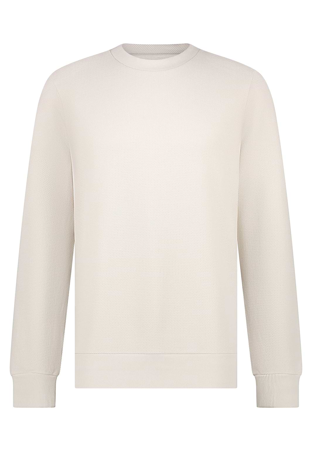 Sweatshirt-met-structuurdessin