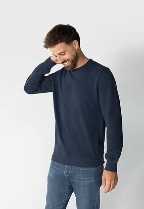 Sweatshirt-met-structuurdessin