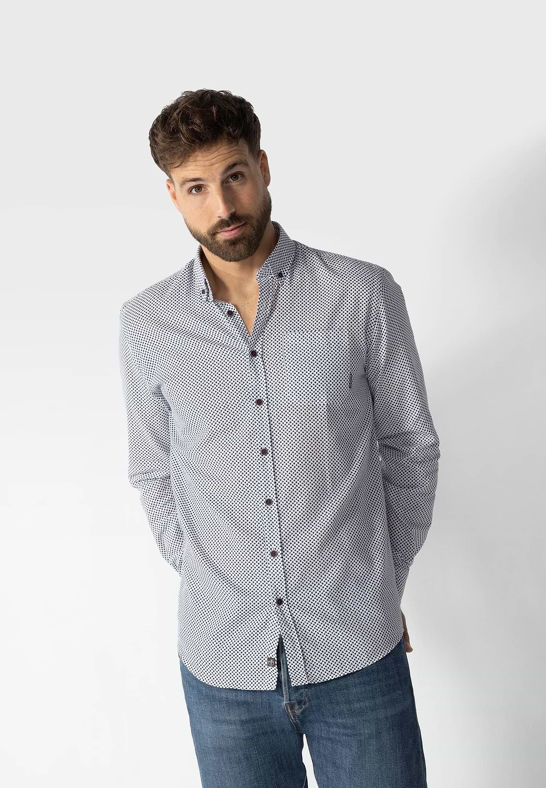 Slub-overhemd-met-all-over-print
