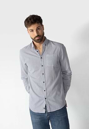 Slub-overhemd-met-all-over-print