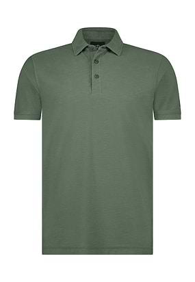 Polo-van-zware-jerseystof-met-slubs