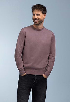 Trui-van-katoen-met-gem&ecirc;leerd-dessin