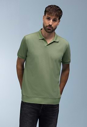 Jersey-polo-met-korte-mouw