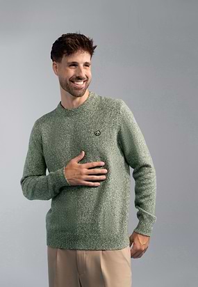 Gemêleerde-trui-met-ronde-hals