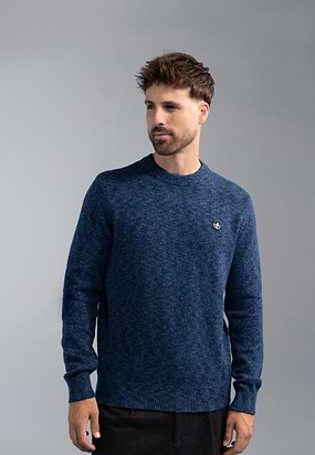 Gemêleerde-trui-met-ronde-hals