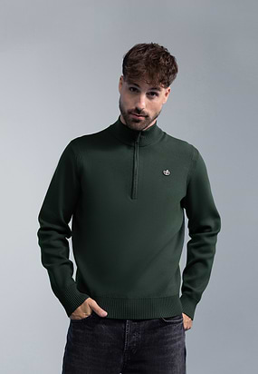 Fijngebreide-trui-met-halve-rits