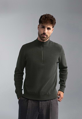 Trui-met-structuur-en-halve-rits