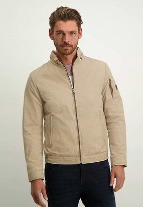 OUTERWEAR-korte-jas-van-een-katoen-mix