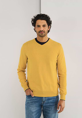 Basis-trui-met-V-hals