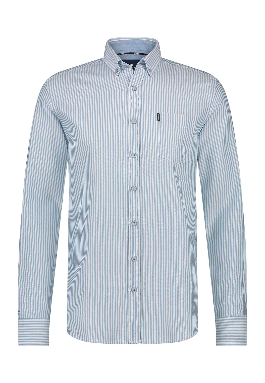 Chemise-Oxford-avec-motif-à-rayures