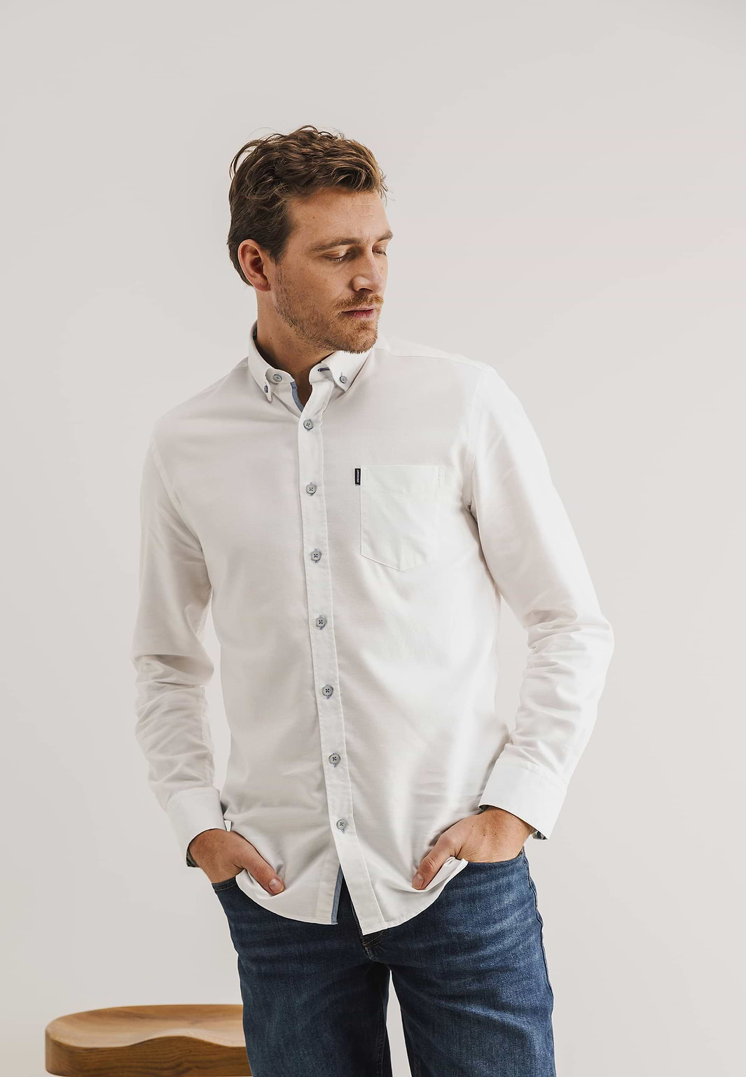 Chemise-Oxford-en-mélange-lyocell