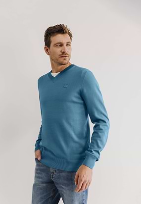 V-hals-trui-van-een-viscose-mix