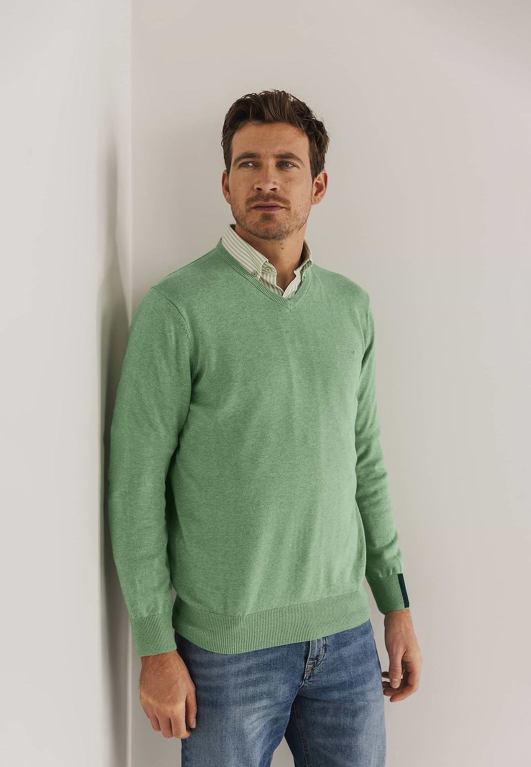 Pull-col-V-en-coton