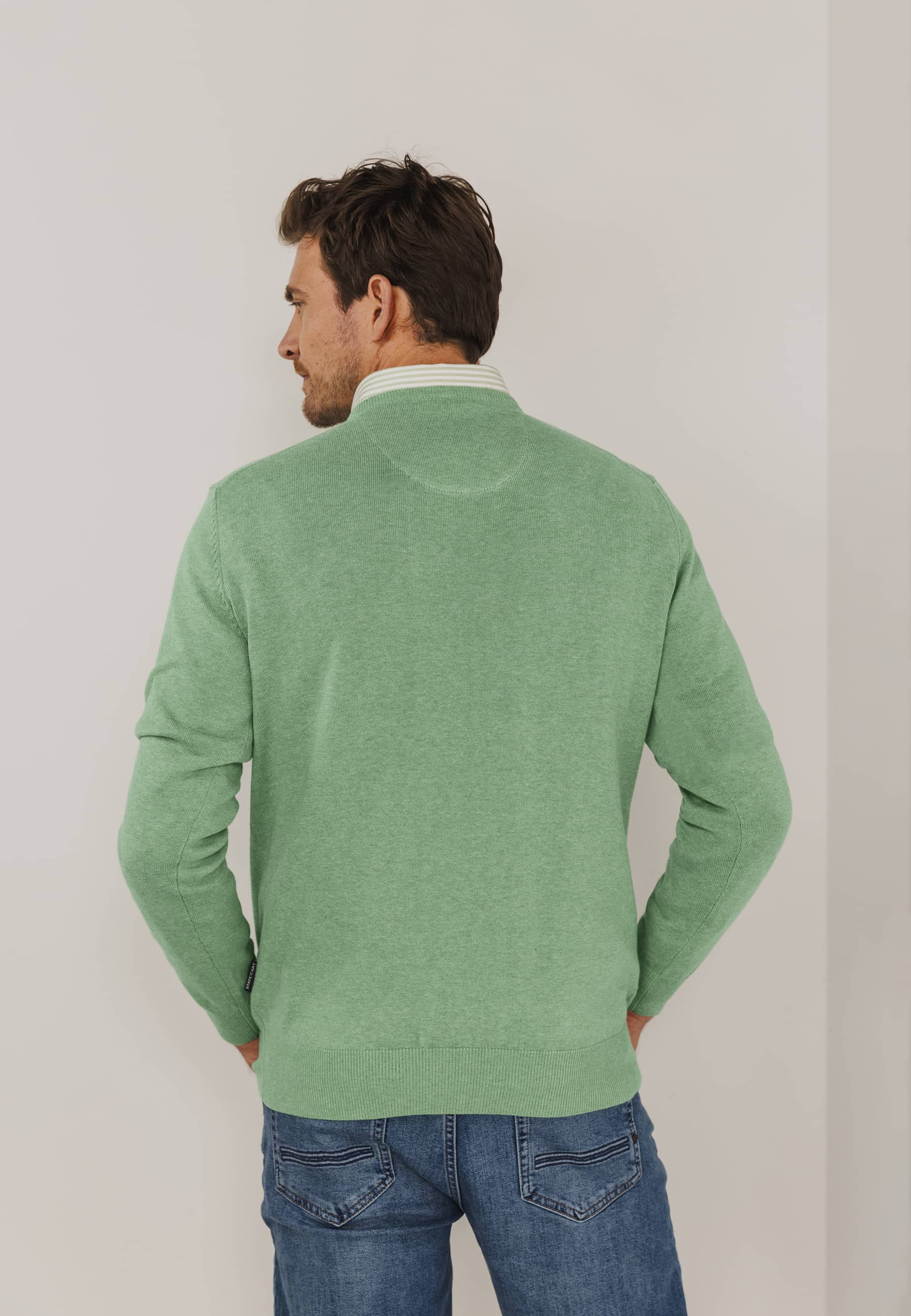 Pull-col-V-en-coton
