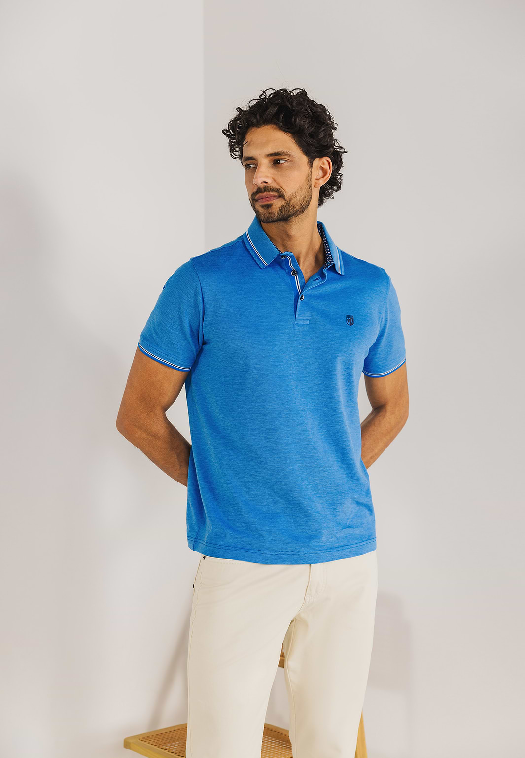 Gemerceriseerde-Oxford-polo