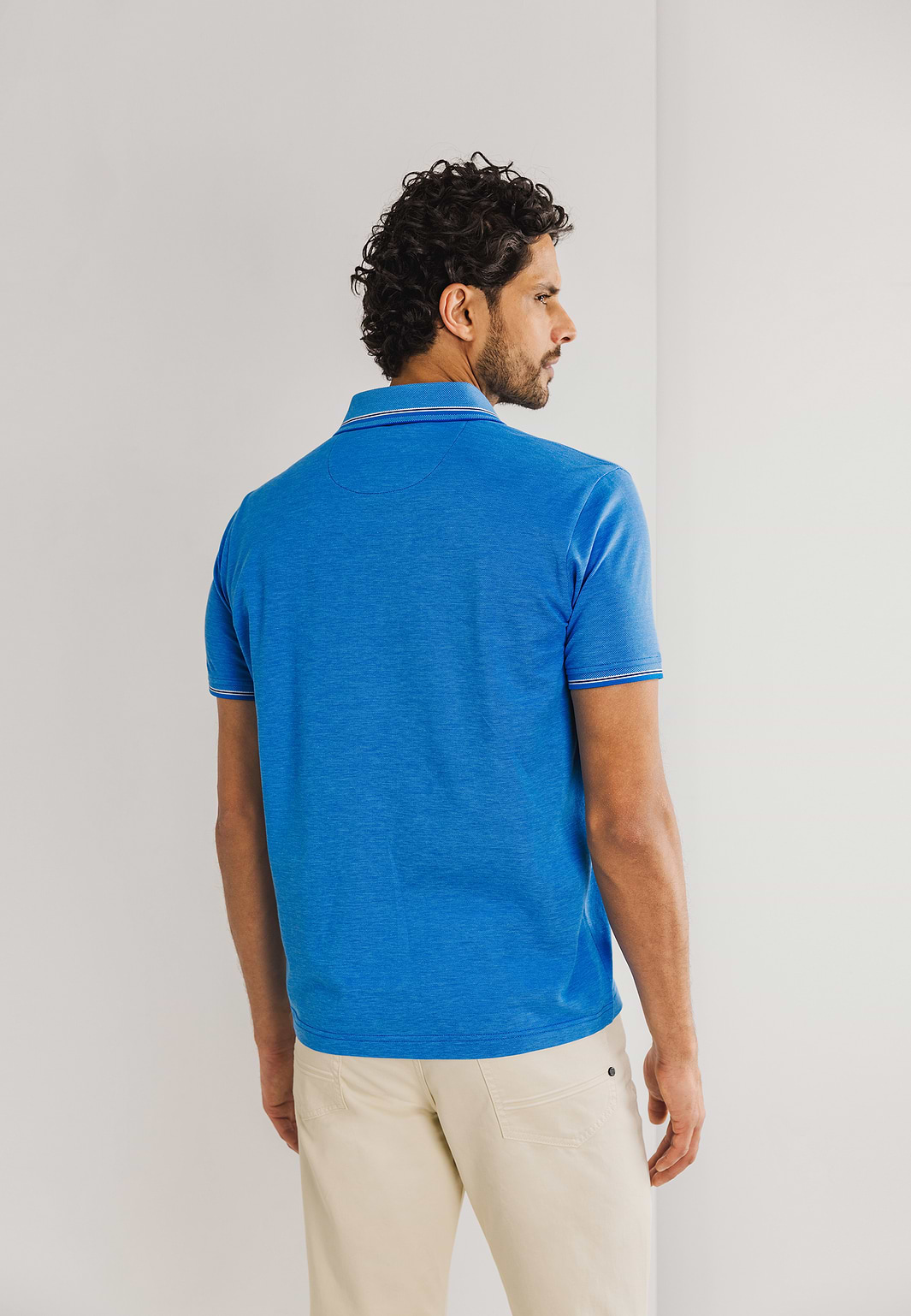 Gemerceriseerde-Oxford-polo
