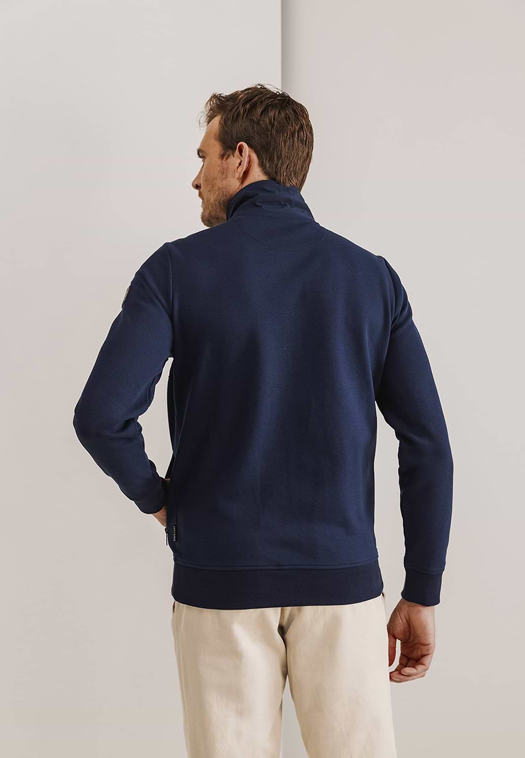 Twill-sweatvest-met-steekzakken
