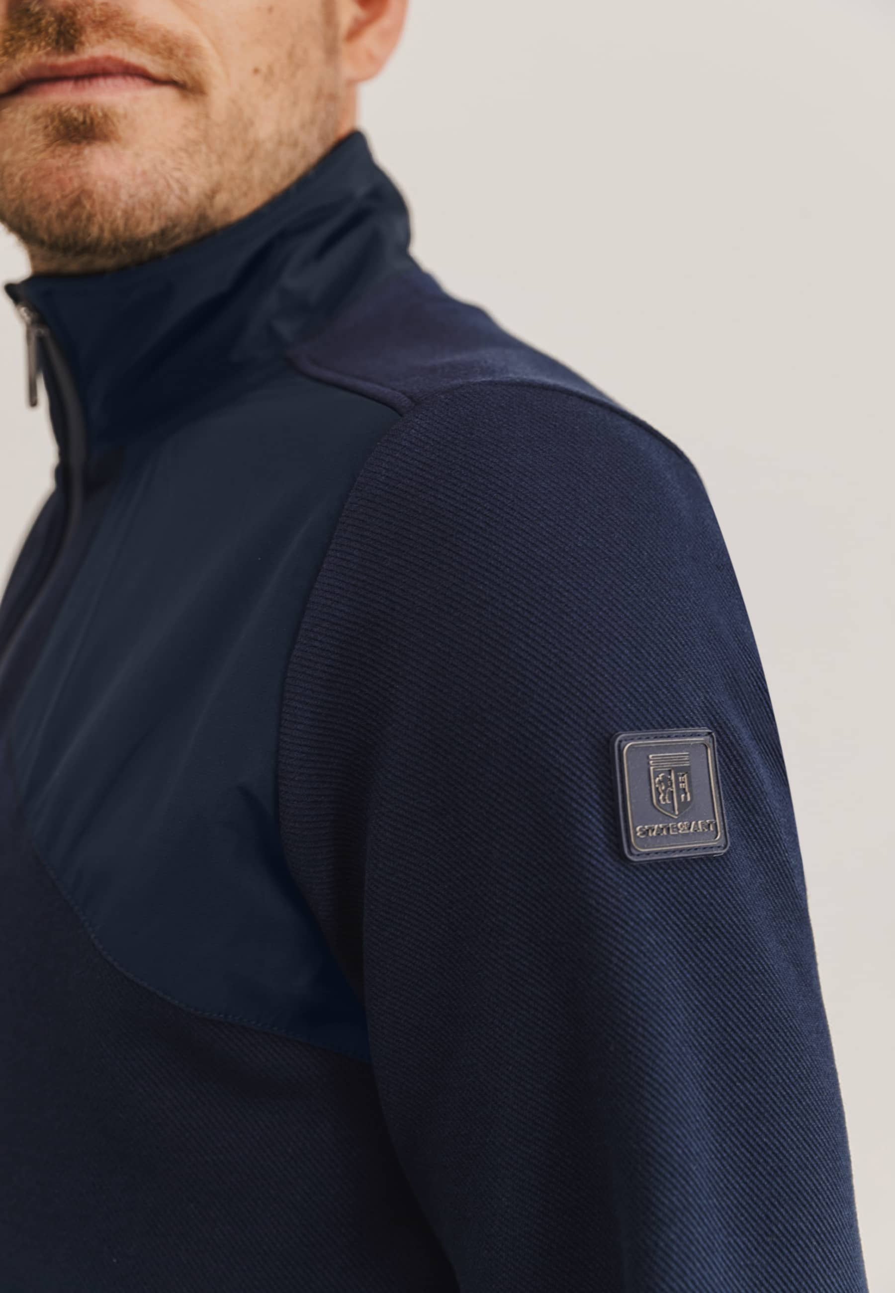 Twill-sweatvest-met-steekzakken