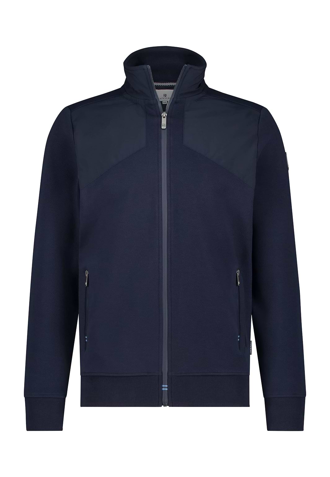 Twill-sweatvest-met-steekzakken