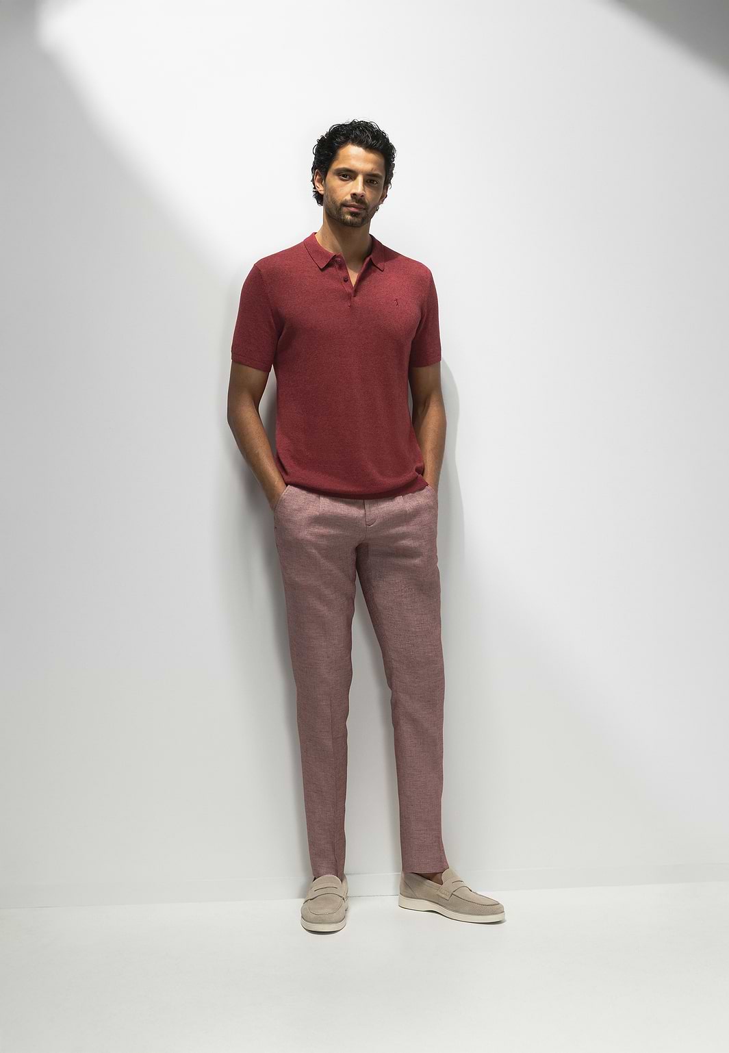 Polo-en-maille-ATELIER-à-manches-courtes