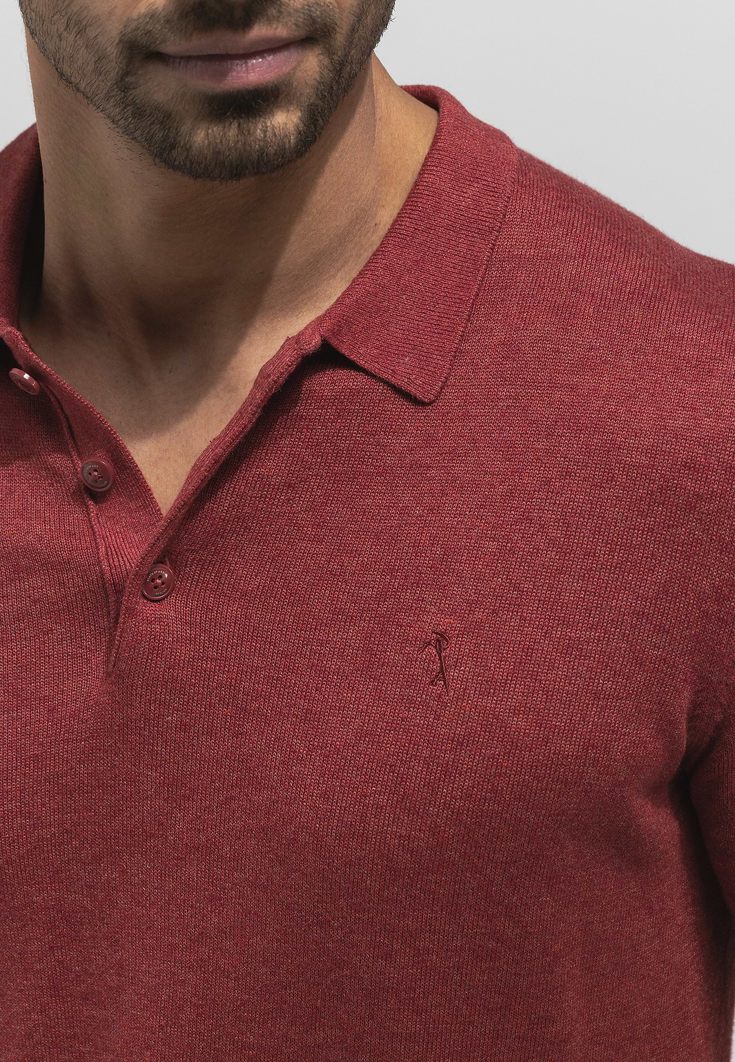 Polo-en-maille-ATELIER-à-manches-courtes