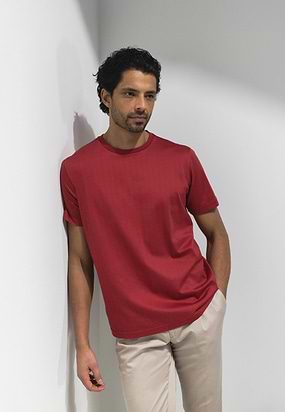 ATELIER-T-shirt-van-gemerceriseerd-katoen
