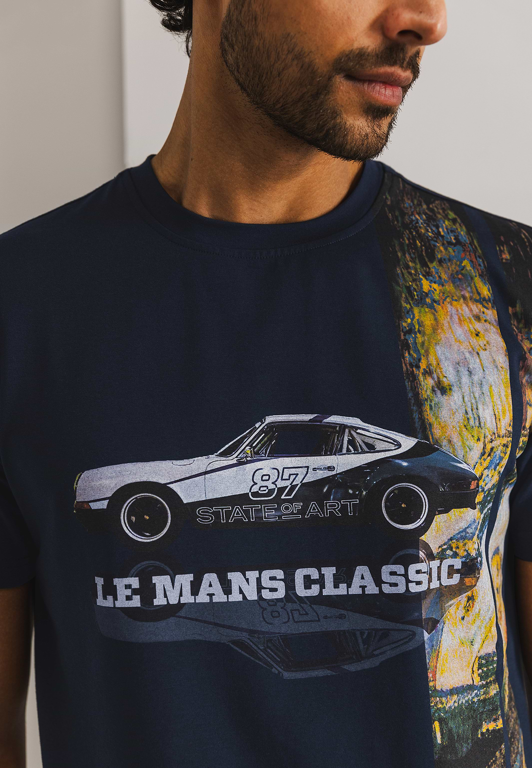 T-shirt-LE-MANS-CLASSIC-en-coton-stretch