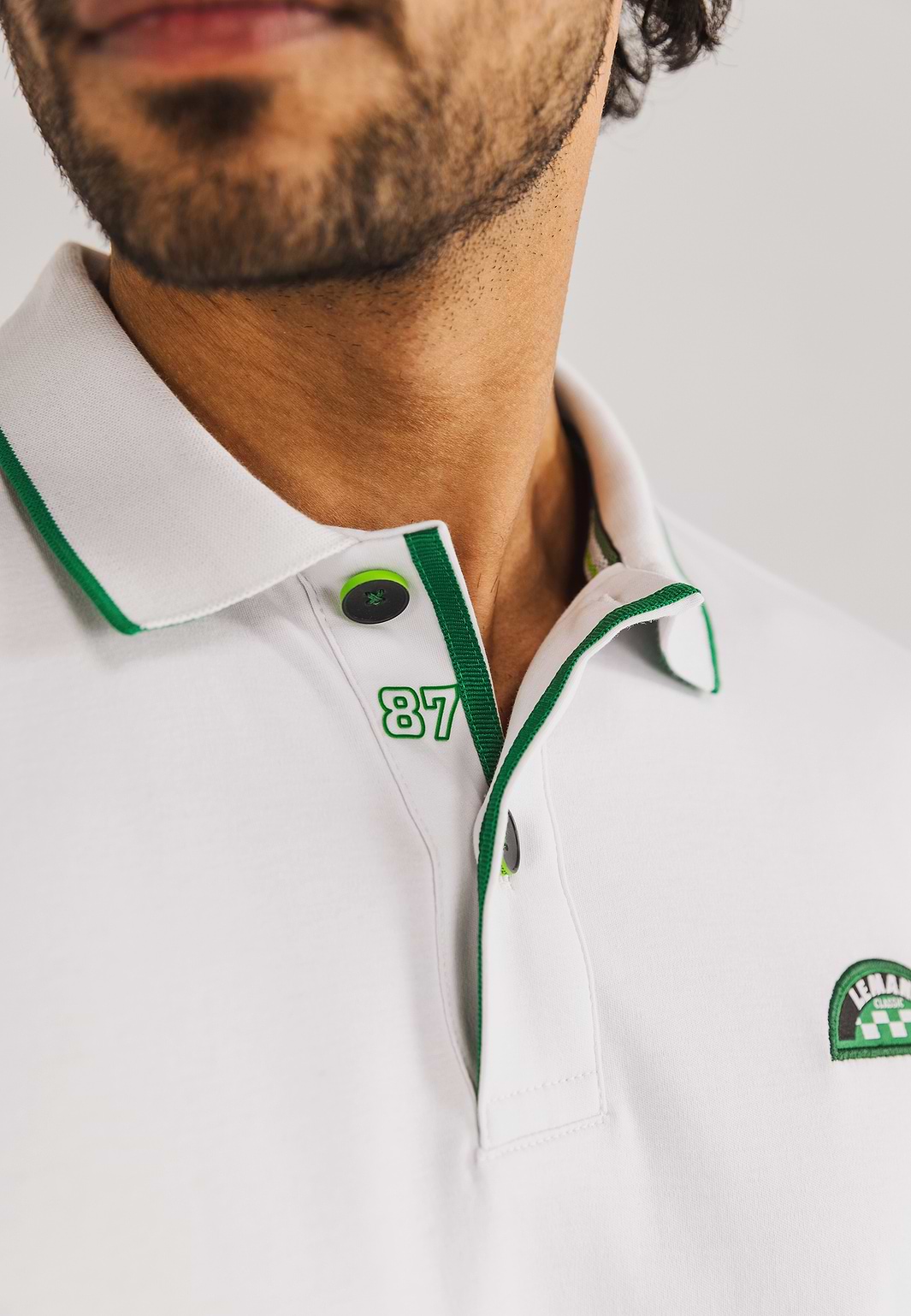 Polo-en-jersey-interlock-LE-MANS-CLASSIC