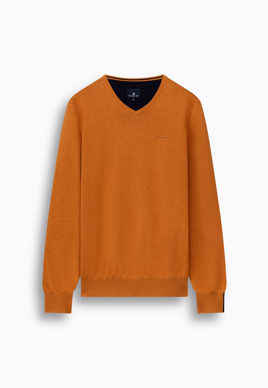 Fijngebreide-V-hals-trui