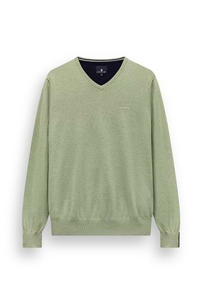 Fijngebreide-V-hals-trui