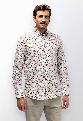 Poplin-overhemd-met-bloemenprint