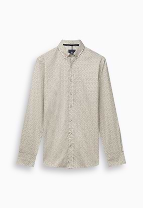 Gestreept-poplin-overhemd