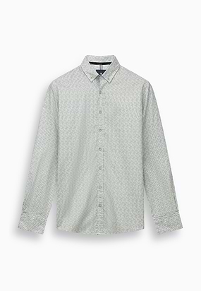 Gestreept-poplin-overhemd