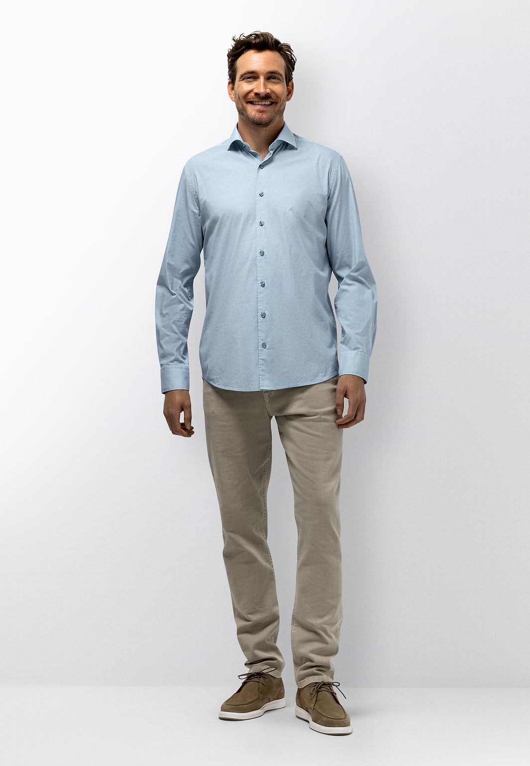 Gemêleerd-overhemd-van-poplinstof