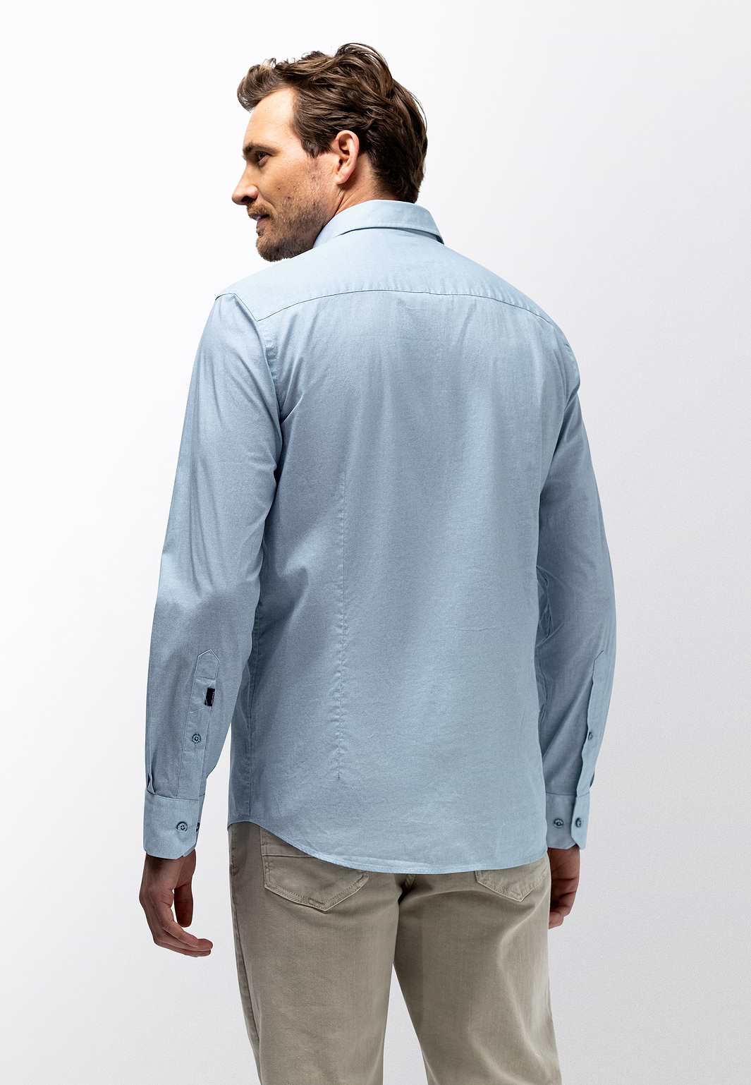 Gemêleerd-overhemd-van-poplinstof