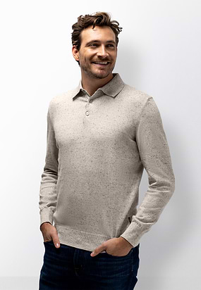 Gemêleerde-polo-van-katoenmix