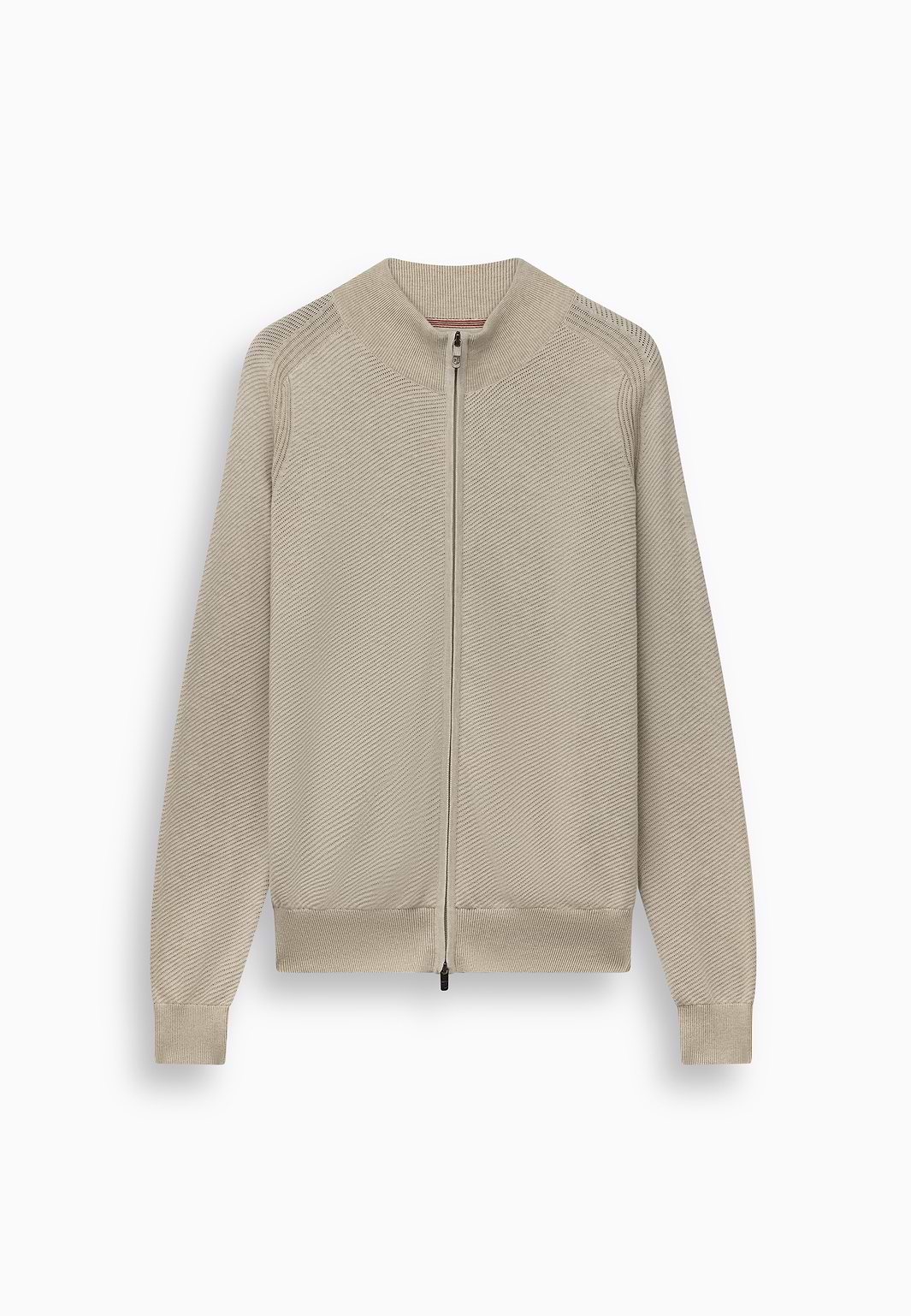 Gemêleerd-vest-met-structuurdessin