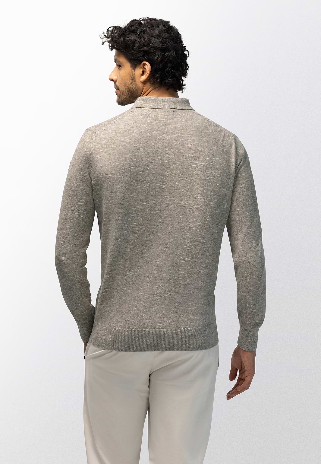 Polo-chiné-en-lin-mélangé