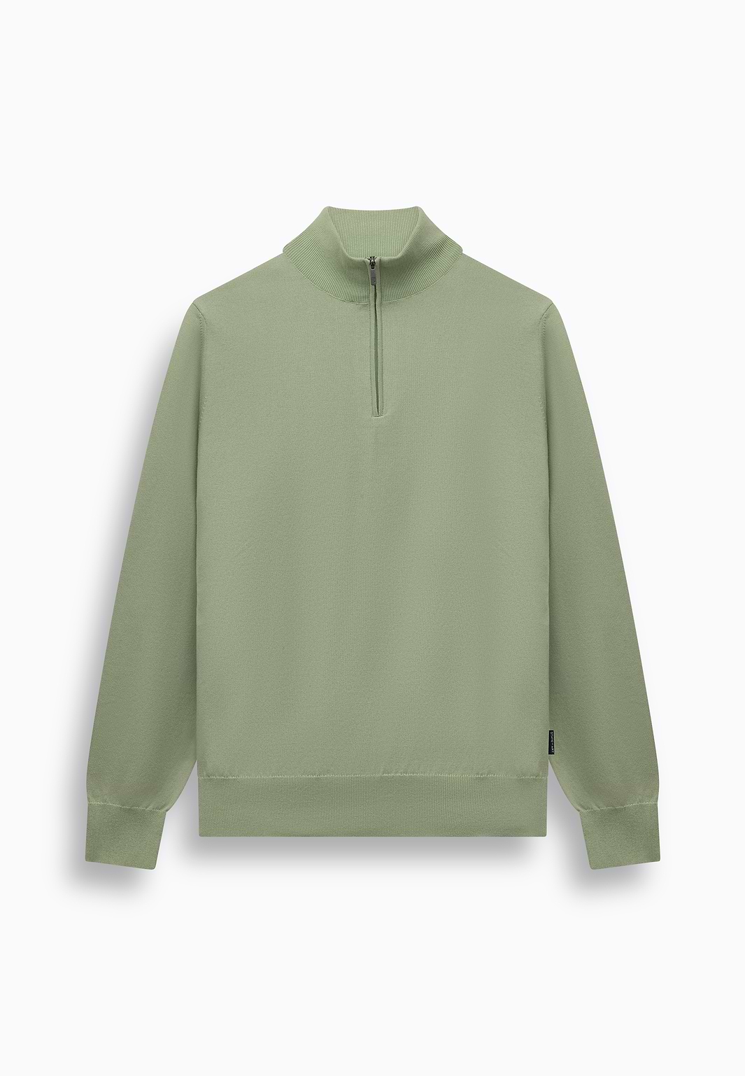 Fijngebreide-trui-met-halve-rits