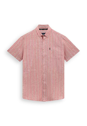 Gestreept-linnen-katoen-overhemd