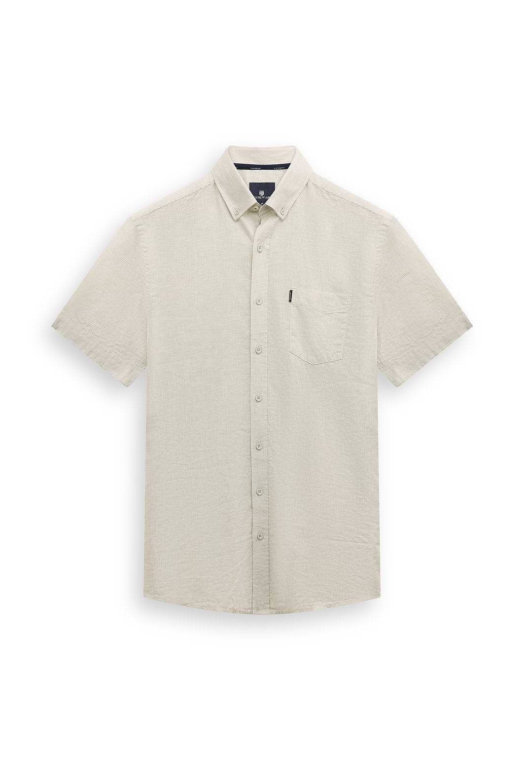 Overhemd-met-korte-mouwen-en-streep