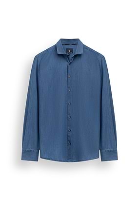 Denim-overhemd-van-katoen