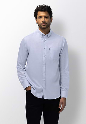 Overhemd-met-gemêleerd-dessin