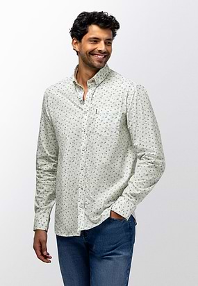 Poplin-overhemd-met-borstzak